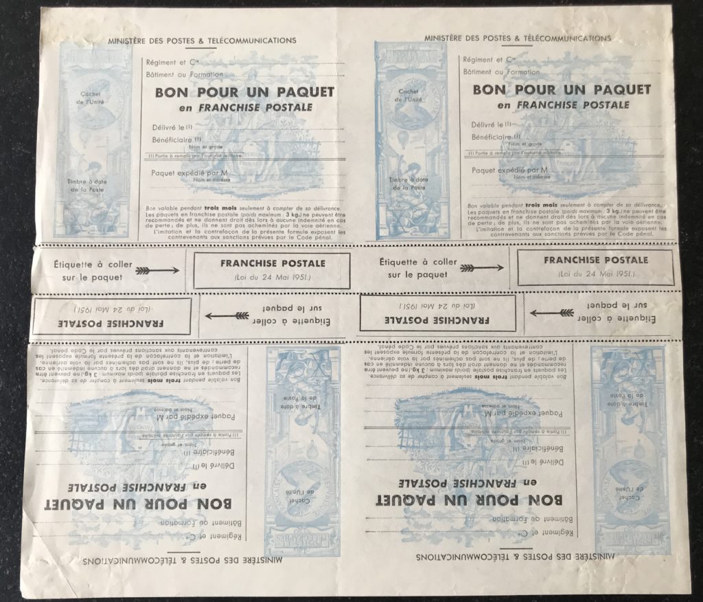 10 00 Bon Pour Un Paquet Postal 1954 FDCollector