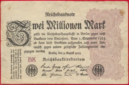 allemagne-2-million-zwei-mark9-8-1923