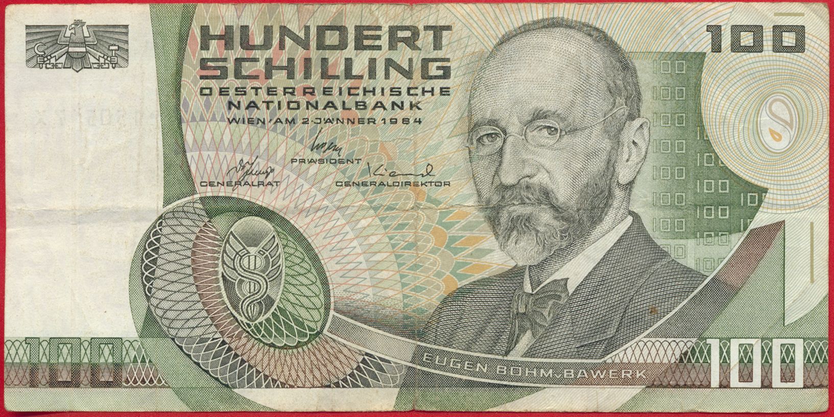 5,00€ : AUTRICHE - 100 Schilling - 1984 - FDCollector