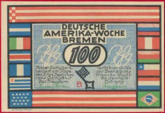 allemagne-bremen-100-pfennig-deutsche-amerika-woche
