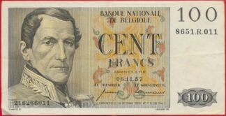 belgique-100-francs-6-11-1957-6011