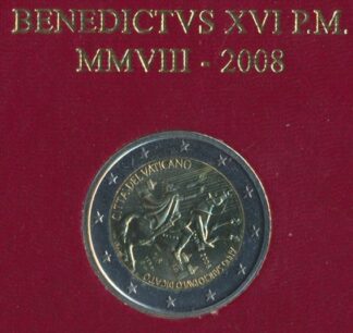 vatican-2-euro-2008-benoit-xvi