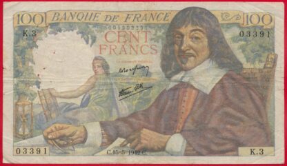 100-francs-descartes-15-5-1942-3391