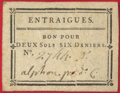 assignat-entraigues-deux-sols-2744