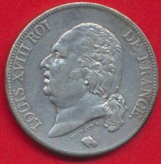 louis-xviii-5-francs-1822-a-paris