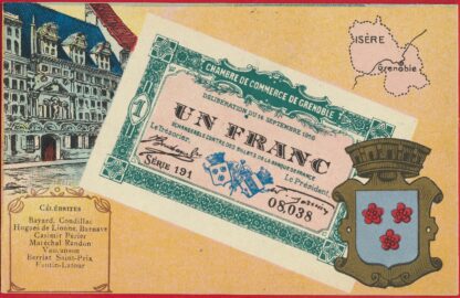 cpa-billet-necessite-un-franc-grenoble-chambre-commerce