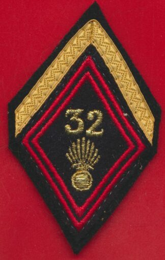 insigne-tissu-32-infanterie-sergent