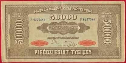 pologne-50000-marek-10-10-1922