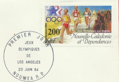 nouvelle-caledonie-enveloppe-1-er-jour-jeux-olympiques-los-angeles-1984-athletisme