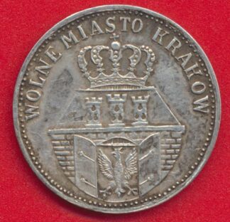 pologne-cracovie-krakow-1-zloty-1835