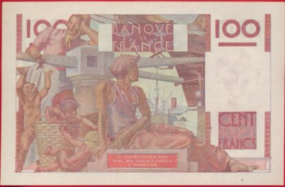 100 Francs - Paysan - 1946 – Image 2