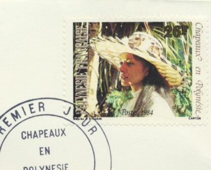 Polynesie-Française - Série Chapeaux - enveloppe 1er jour – Image 5