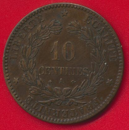 10 Centimes - Cérès - 1871 A – Image 2