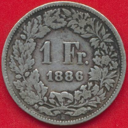 SUISSE - Franc - 1886 – Image 2